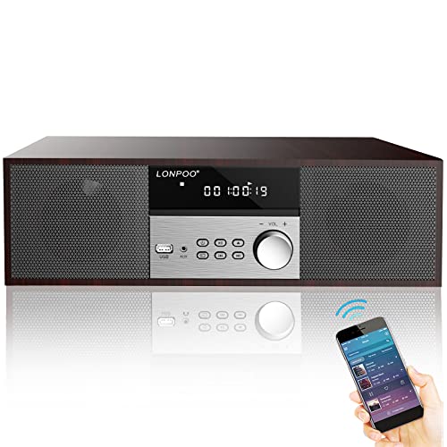 40W CD Player with Bluetooth, FM Radio & USB Playback