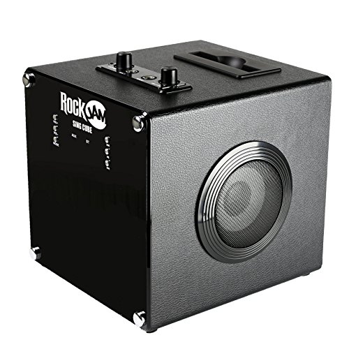 RockJam Bluetooth Karaoke Machine with Microphones & LED
