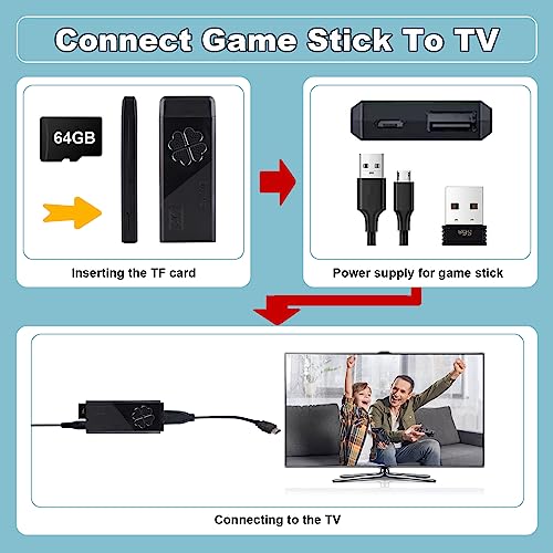 Retro Wireless Game Console with 10000+ Games