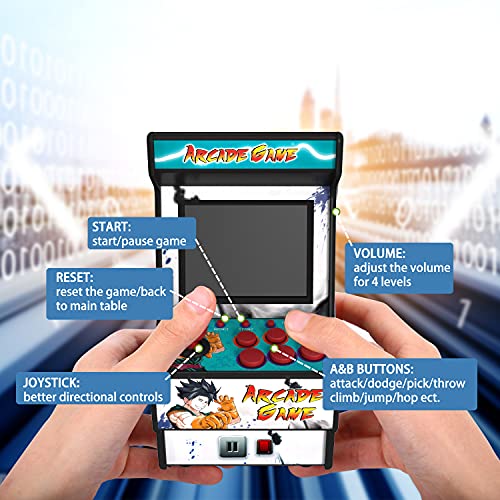 Handheld Mini Arcade Console, 156 Classic Games