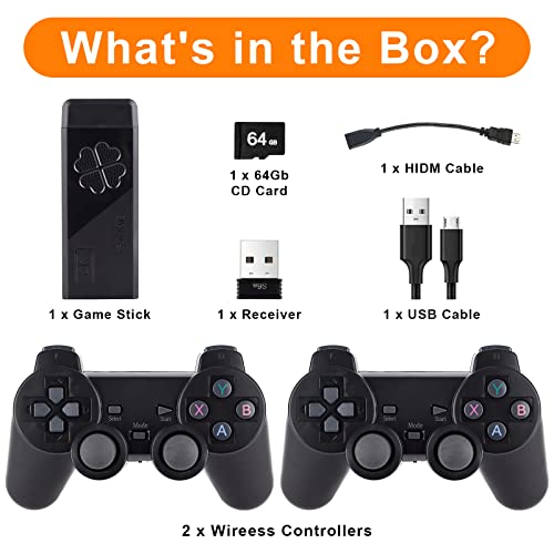 Retro Wireless Game Console with 10000+ Games