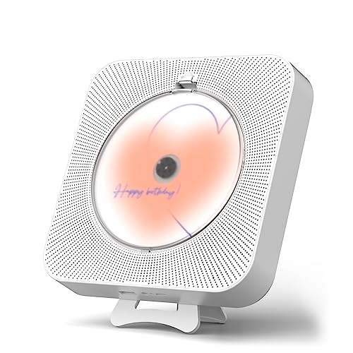Portable Rechargeable CD Player with Bluetooth & Remote