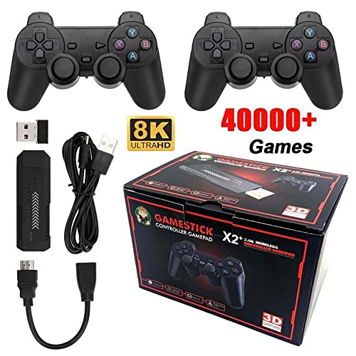 128GB Retro Games Console with Double Wireless Controllers