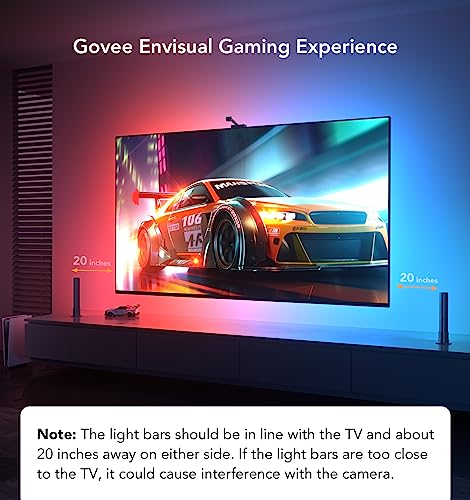 Envisual WiFi RGBIC LED Lights for 55-65 inch Screen