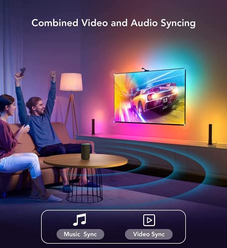 Envisual WiFi RGBIC LED Lights for 55-65 inch Screen