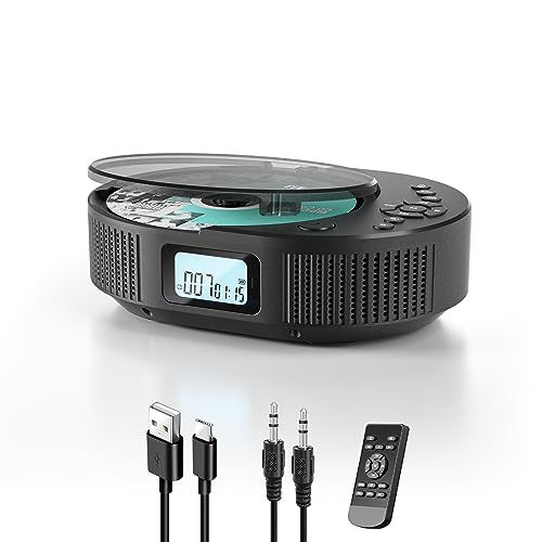 FELEMAN Bluetooth Portable CD Player with Speakers