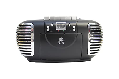 GPO PCD299 Retro Boombox CD, Radio, Cassette Player