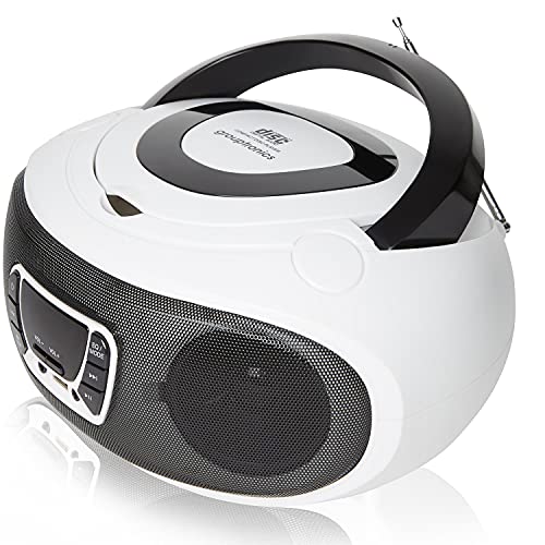 Portable Stereo BoomBox CD Player Radio USB MP3 AUX