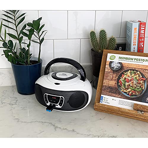 Portable Stereo BoomBox CD Player Radio USB MP3 AUX