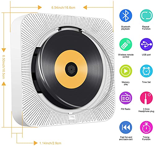 Mini Bluetooth CD Speaker with FM Radio