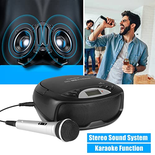 Gelielim Bluetooth CD Player Boombox | FM Radio