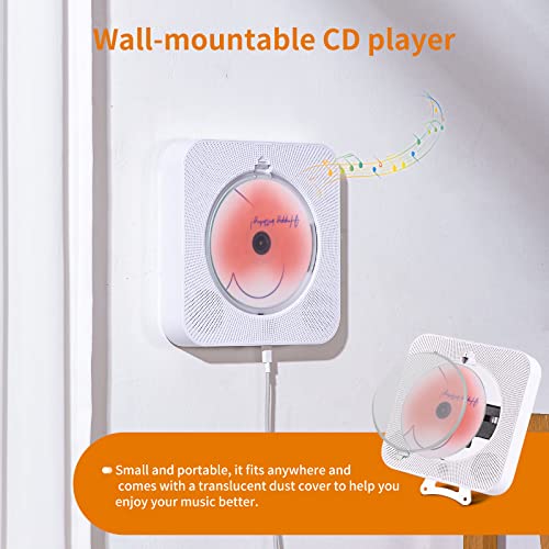 Portable Rechargeable CD Player with Bluetooth & Remote