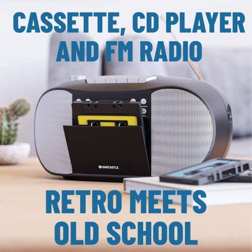 Oakcastle Portable CD Player Boombox | Cassette & FM
