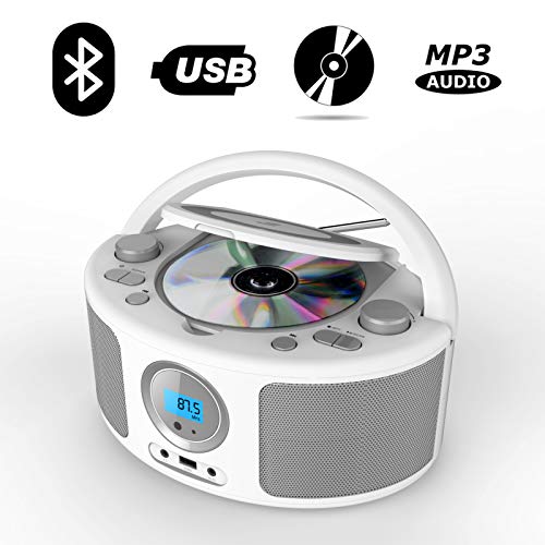 Bluetooth Portable CD Player Boombox, Home Stereo