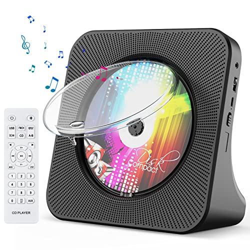 Bluetooth CD Player with HiFi Speakers & FM Radio