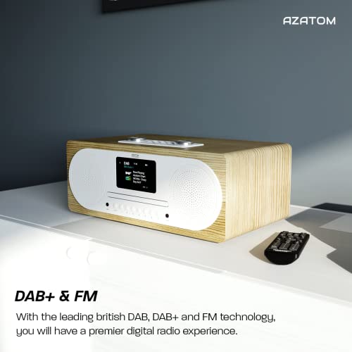 DAB/DAB+ FM Radio Stereo Speaker with CD Player & Bluetooth