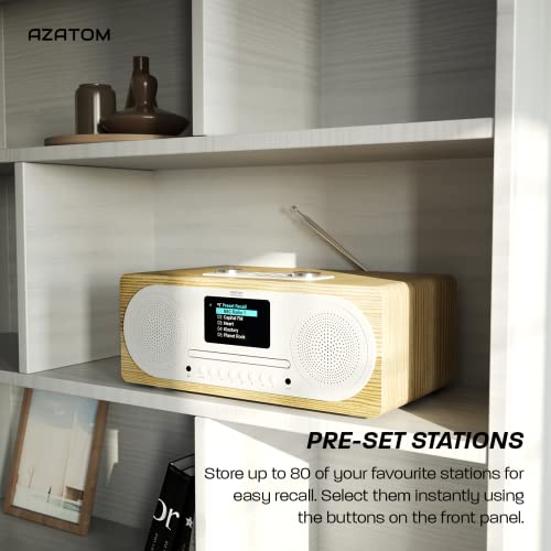DAB/DAB+ FM Radio Stereo Speaker with CD Player & Bluetooth