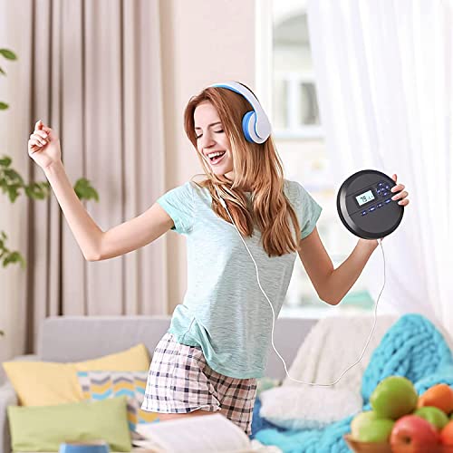 Portable CD Player with Speakers, FM Transmitter, LCD