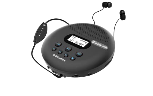 Wireless CD Player with Speakers & Remote Headphones