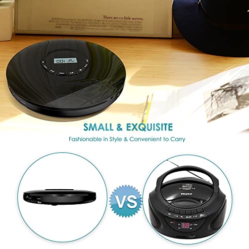 Gueray Rechargeable CD Player with LCD Display