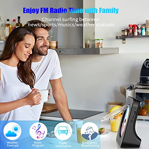 Bluetooth CD Player with HiFi Speakers & FM Radio