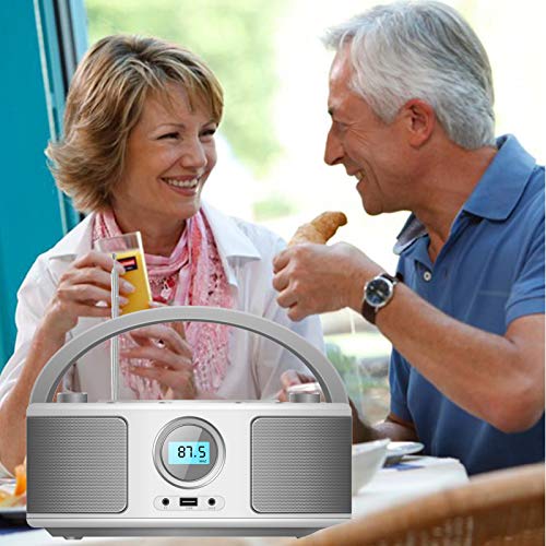 Bluetooth Portable CD Player Boombox, Home Stereo