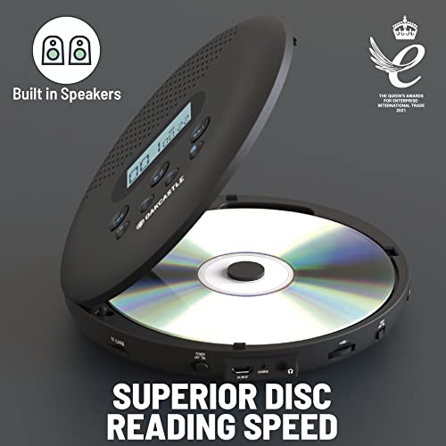 Wireless CD Player with Speakers & Remote Headphones