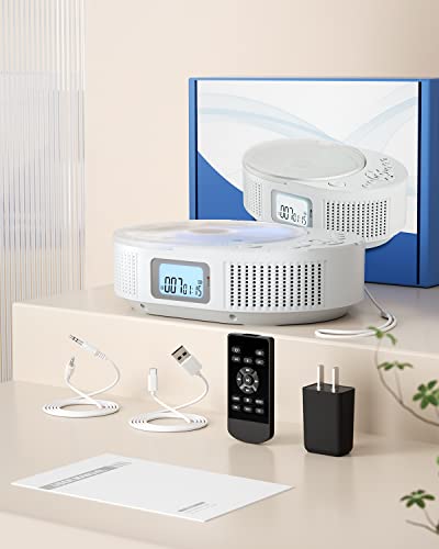 Portable CD Player with Bluetooth Speaker and Remote Control