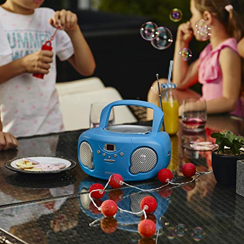 Portable CD Player Boombox with Radio