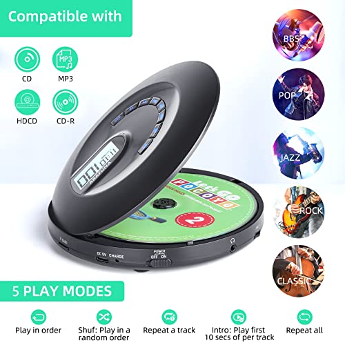 Portable CD Player for Car and Travel, Walkman