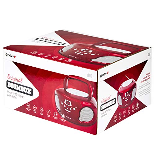 Portable CD Player Boombox with Radio