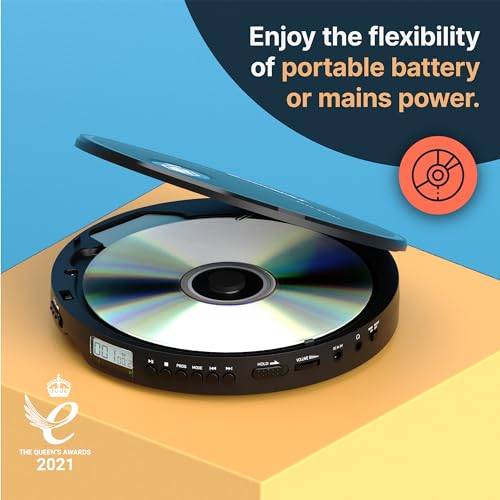 Portable CD Player | Walkman | 7 Hour Battery