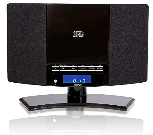 Denver CD Player with Speakers, Radio & Clock