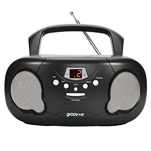 Portable CD Player with Radio - Groov-e Original Boombox