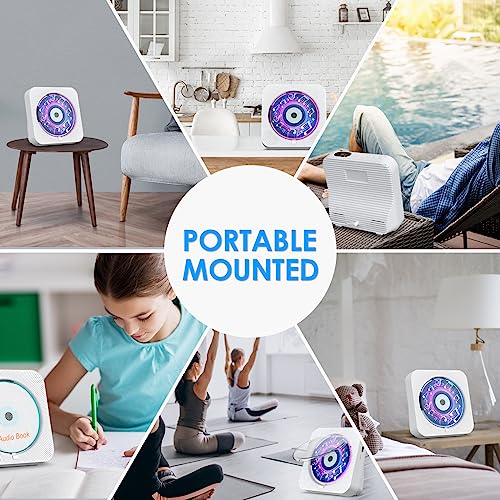 Gueray Bluetooth CD Player with Speakers & Timer