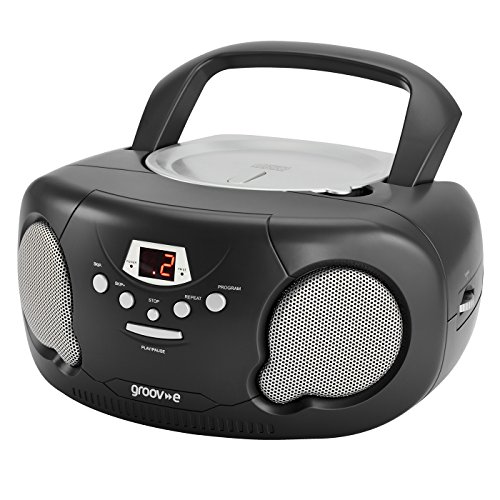 Portable CD Player with Radio - Groov-e Original Boombox