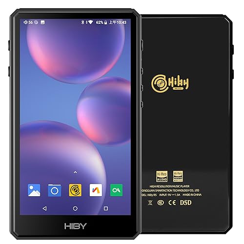 HiBy R5 Gen 2 Audio Player - High Impedance, Low Heat Generation