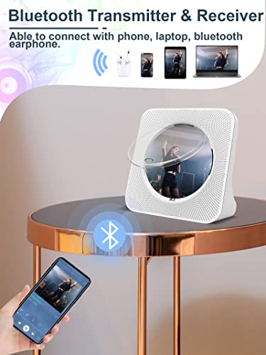 Bluetooth CD Player with Speakers - Homlab