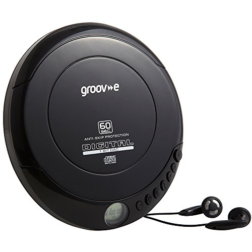 Groov-e Compact CD Player - Retro Portable Music