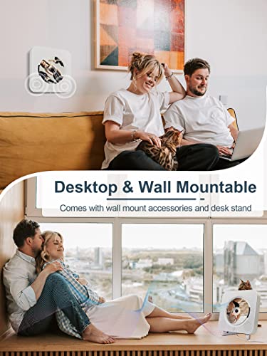 Homlab Bluetooth CD Player with Wall Mount - Speakers, FM Radio
