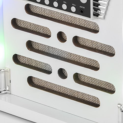 iTek Jukebox: CD Player, FM Radio, Bluetooth (White)