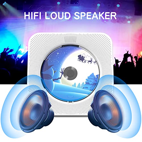 KOVCDVI Home Desktop CD Player with Bluetooth & Remote