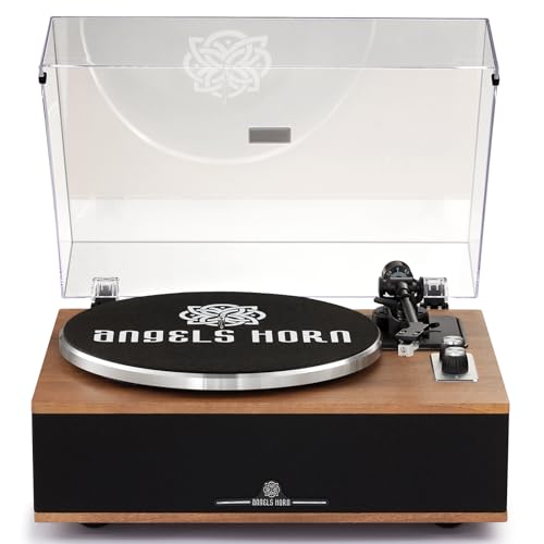 Bluetooth Vinyl Record Player, All-in-One Turntable