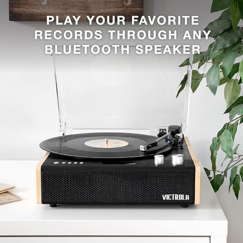 Bluetooth Turntable with Audio-Technica Cartridge | Bamboo | VTA-72