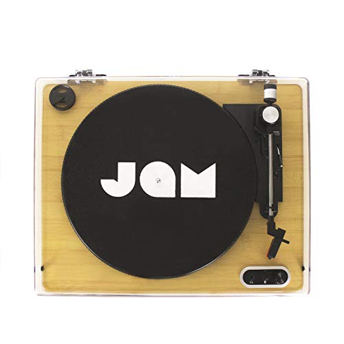JAM Wireless Vinyl Record Player - Woodgrain