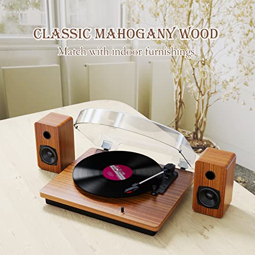 Mersoco Bluetooth Stereo Turntable: Home Entertainment & Decoration