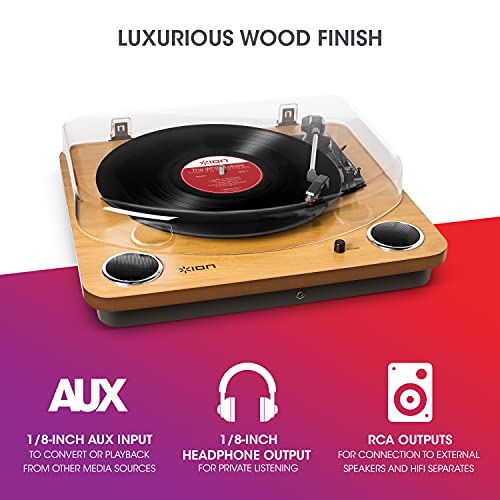 ION Audio Max LP - Vinyl Record Player with Built-In Speakers