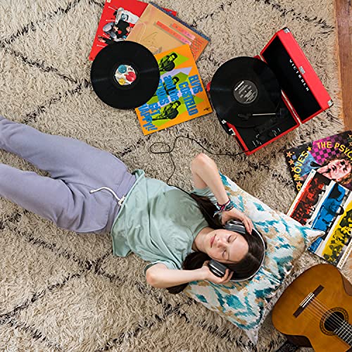 Victrola Journey Bluetooth Suitcase Record Player - Red