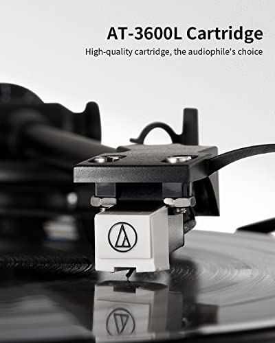 Bluetooth Vinyl Record Player, All-in-One Turntable