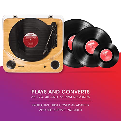 ION Audio Max LP - Vinyl Record Player with Built-In Speakers